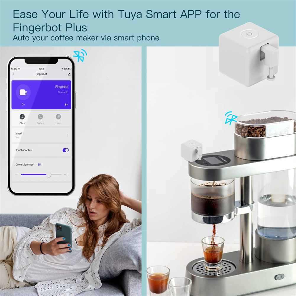 MOES Smart Bluetooth Fingerbot Button Pusher - Image 3