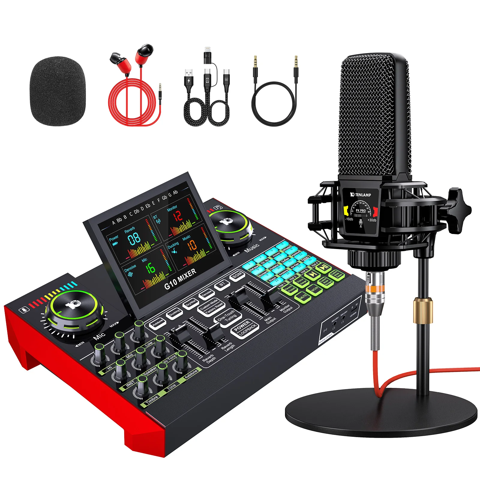 6 Channel Live Sound  Audio Mixer - Image 1