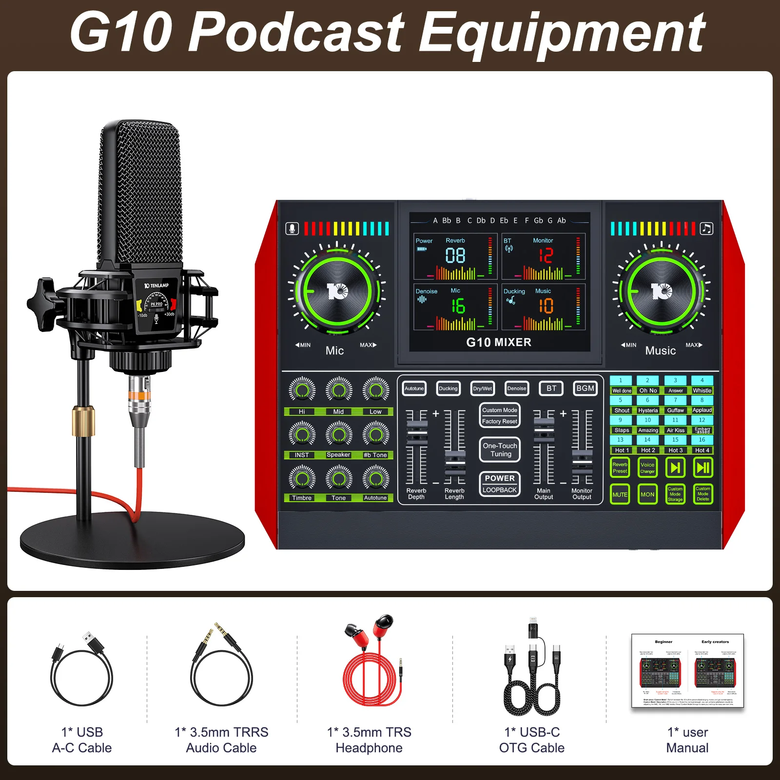 6 Channel Live Sound  Audio Mixer - Image 2